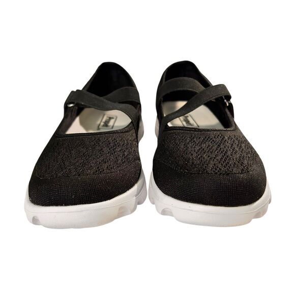 Propet Women's Mary Jane Walking Shoe Sneakers Black Fabric Size 8 Narrow - Picture 3 of 14